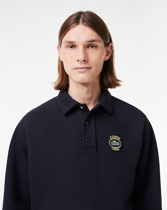 Men's Loose Fit Piqué Sweatshirt