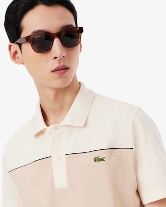 Regular Fit Colorblock Piqu&eacute; Polo