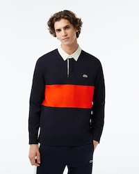 Men's Relaxed Fit Cotton Rugby Shirt