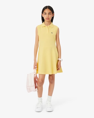 Sleeveless Stretch Piqu&eacute; Dress