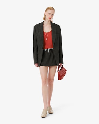 Runway Silk Piqu&eacute; Tank Top
