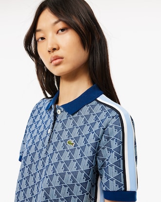 Women's Slim Fit Monogram Polo