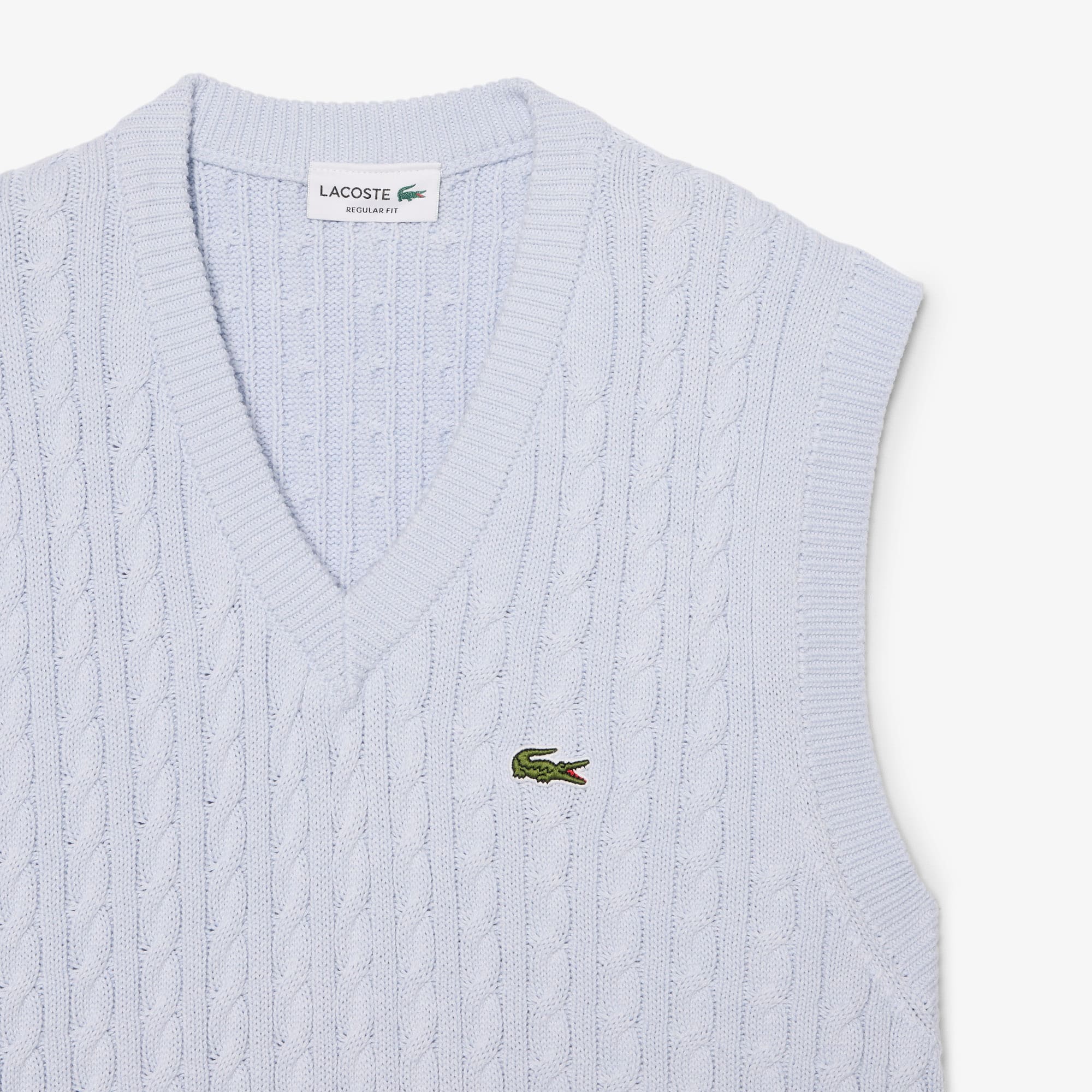 Men's Cable Knit Cotton Sweater Vest