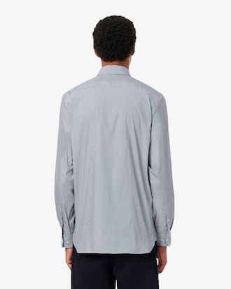 Men's Slim Fit Striped Stretch Button Down Shirt