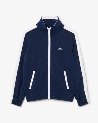 Sport Zip-Up Interlock Piqu&eacute; Sweatshirt