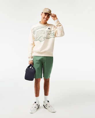 Men’s Crew Neck Loose Fit Croc Print Sweatshirt