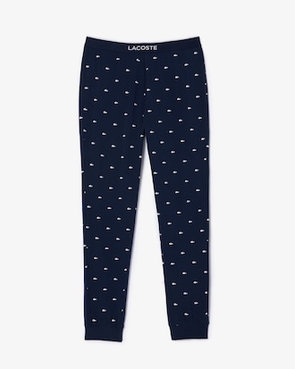 Men's Crocodile Motif Pajama Pants