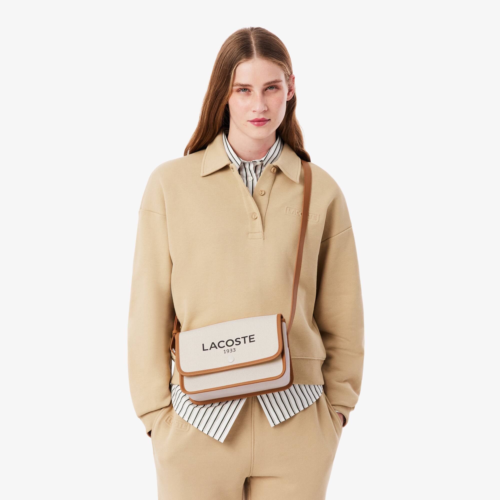 Heritage Canvas Flap Close Satchel - Bags - New In 2026 | Lacoste