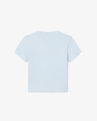 Crocodile Embroidery Cotton T-shirt
