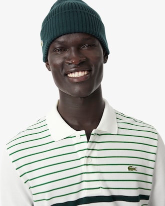 Classic Fit Striped Piqu&eacute; Polo Shirt