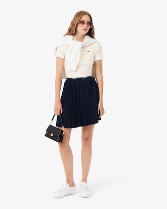 Women's Slim Fit L.12.D Ribbed Cotton Polo