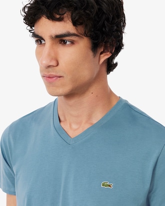 Men's Lightweight Pima Cotton V-Neck T-Shirt