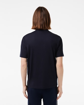 Men's Contrast Badge Cotton T-Shirt