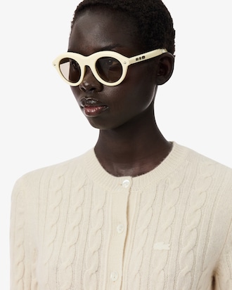 Runway Cashmere Cable Knit Cardigan