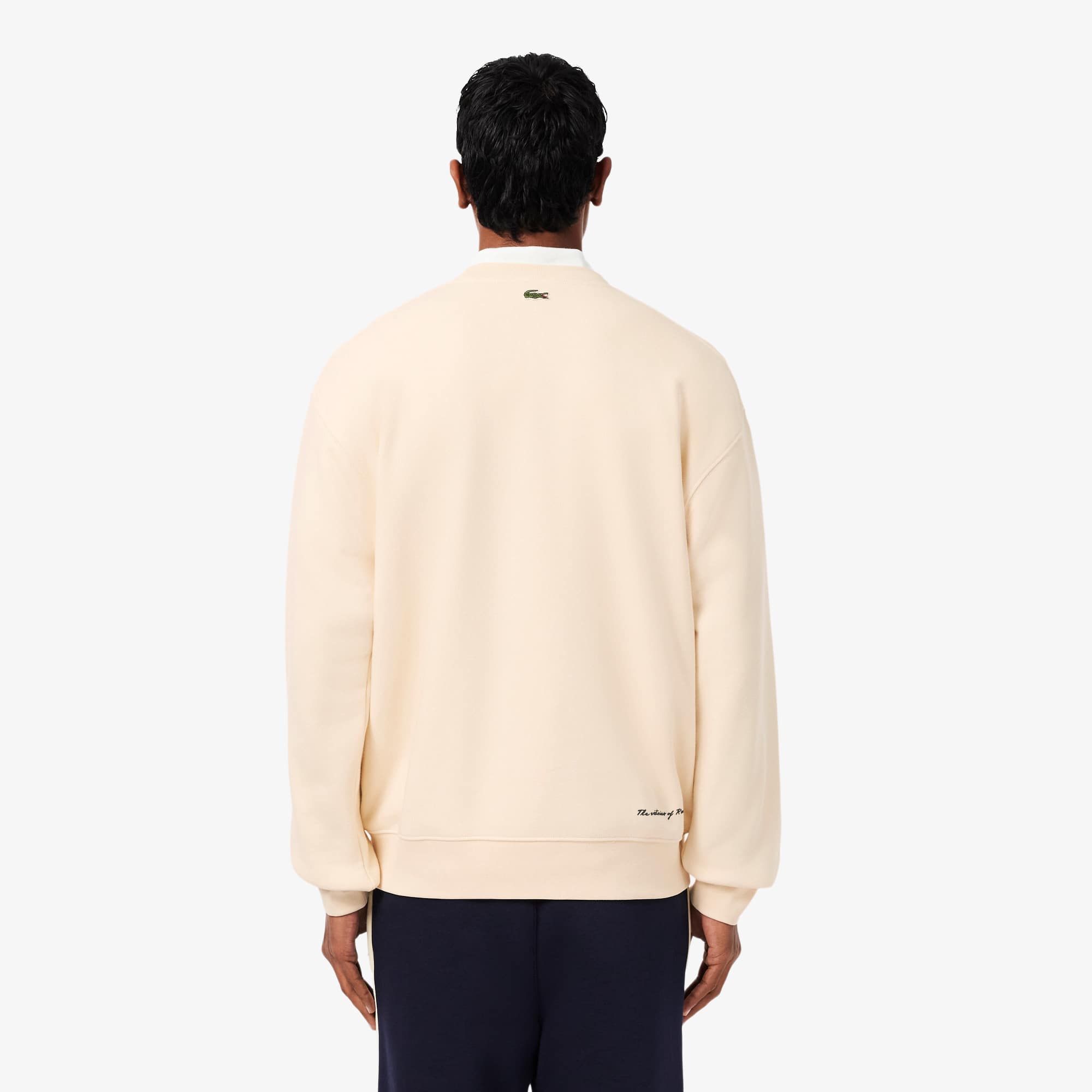 Graphic Print Fleece Sweatshirt