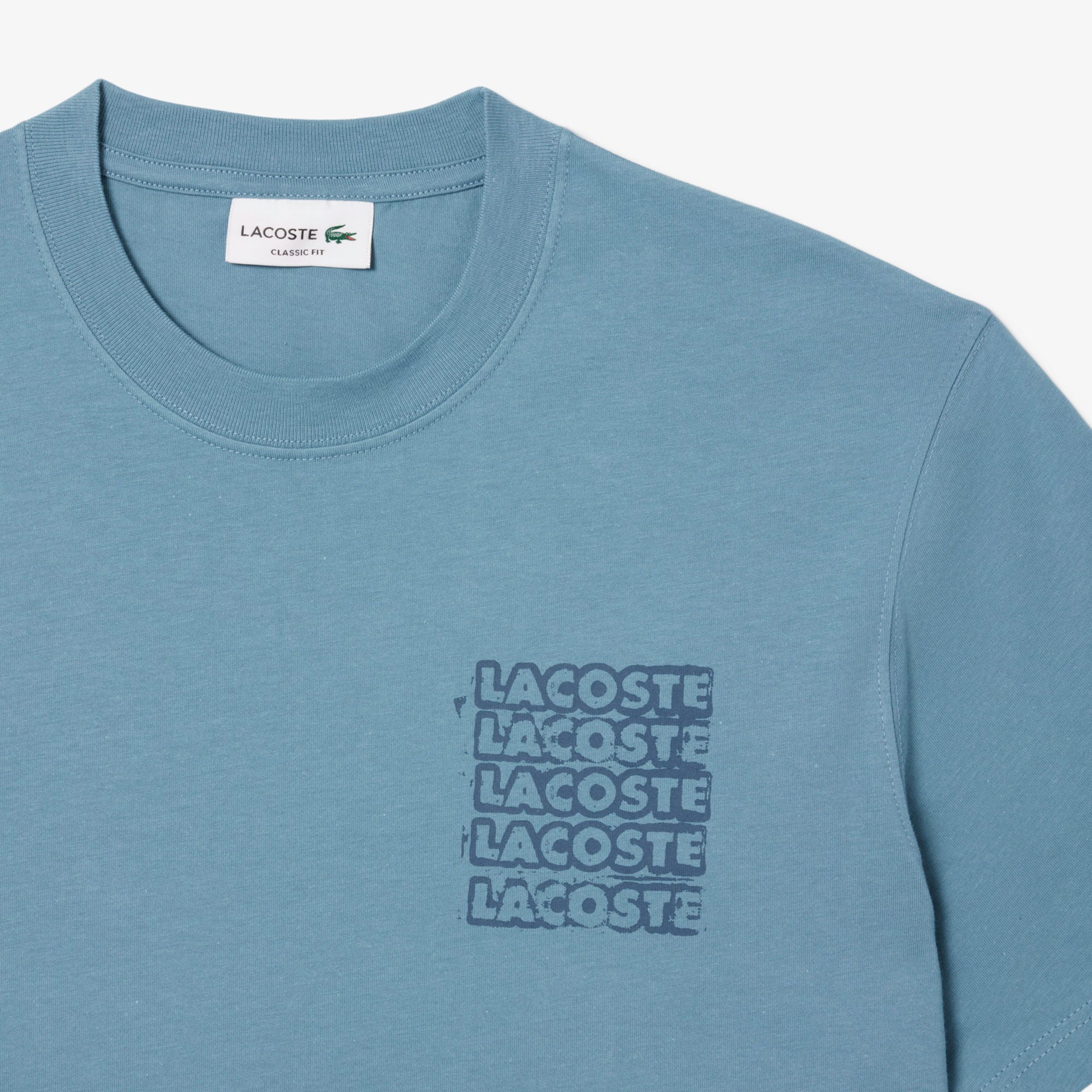 Men's Cotton Jersey Graphic T-Shirt - T-shirts - New In 2026 | Lacoste