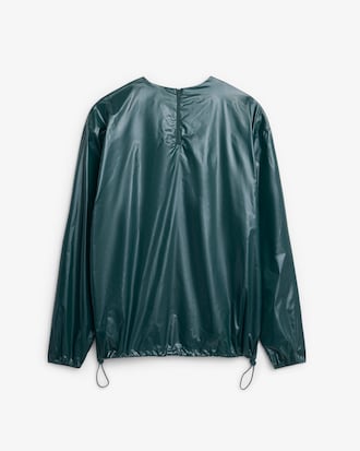 Runway Glossy Taffeta Sweatshirt
