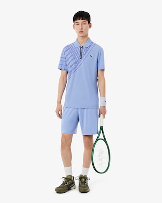 Men's Ultra Dry Printed Slim Fit Tennis Polo