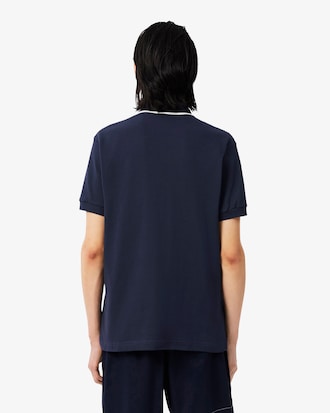 Classic Fit Graphic Petit Piqu&eacute; Polo Shirt