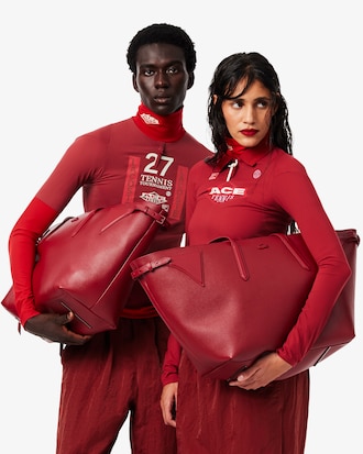 Runway Grain Leather Tote Bag