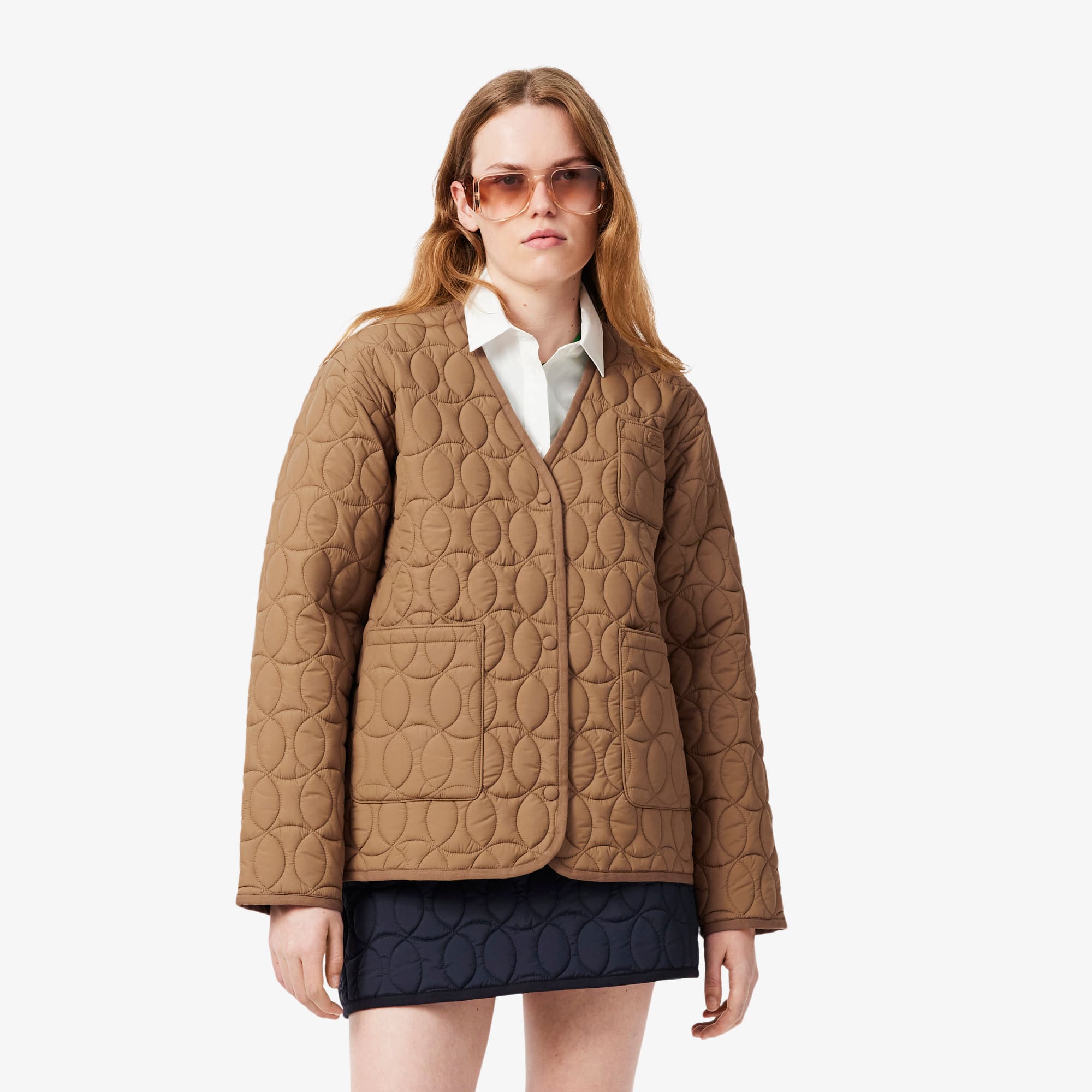 Water-Repellent Tennis Quilted Jacket