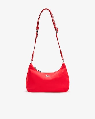 Crossbody de nailon con correa de cocodrilo de metal unisex