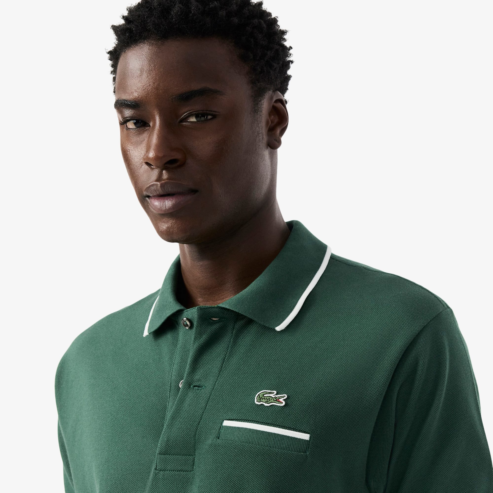 Men's Classic Fit Pocket Accent L.12.12 Polo - Polo Shirts - New