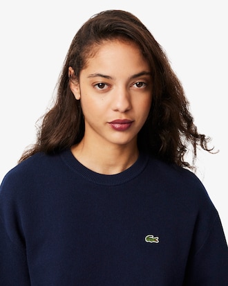 Women's Relaxed Fit Cotton Crew Neck Sweater