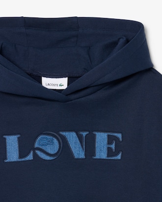 Sudadera con Gorro de Felpa con Insignia