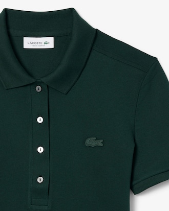 Women's L.12.D Slim Fit Stretch Mini Piqu&eacute; Polo