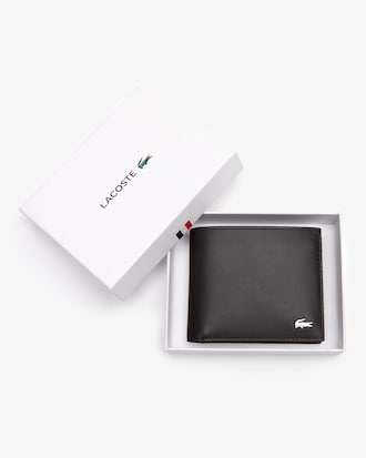 Cartera mediana de piel FG para hombre