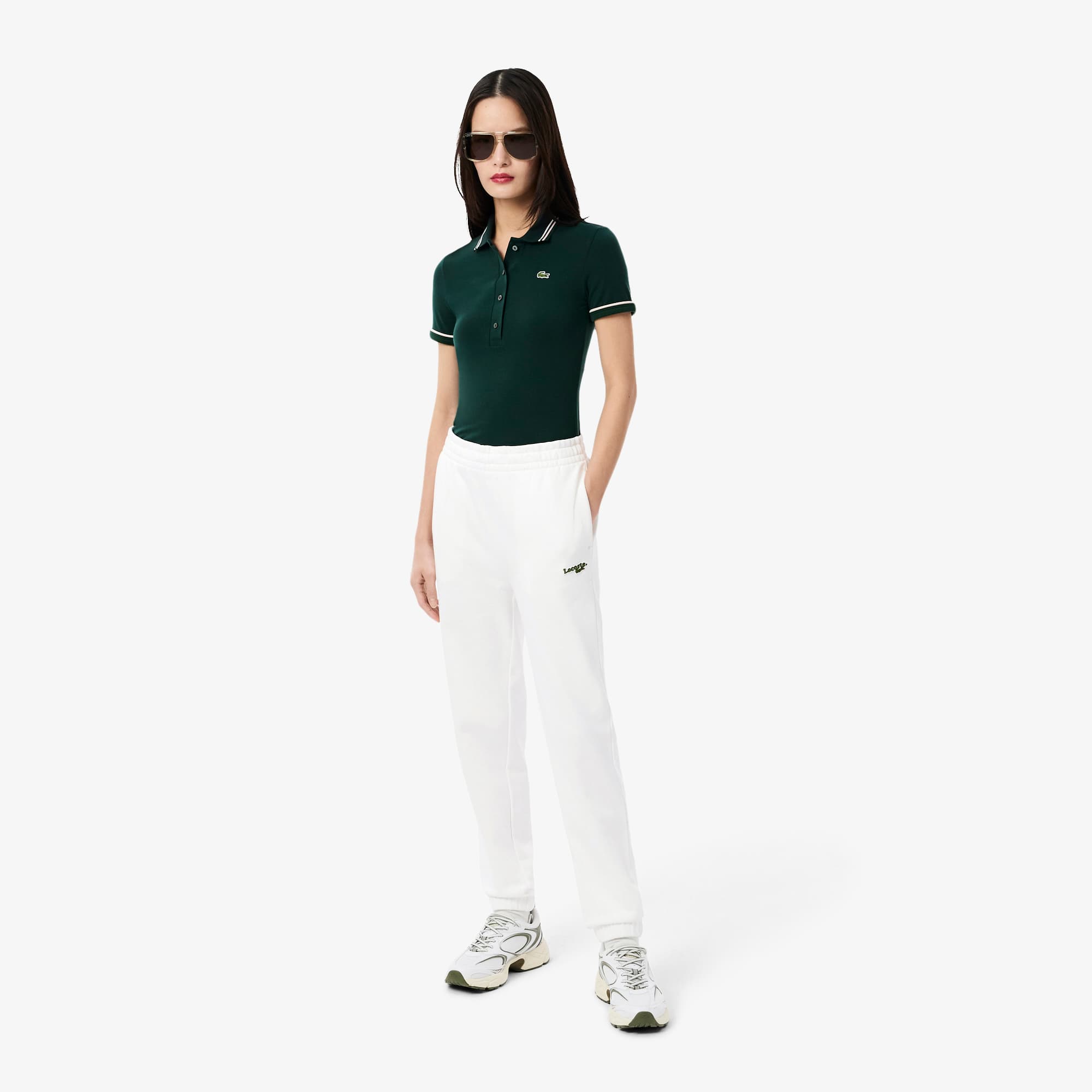 Lacoste Women's Straight Fit Logo Sweatpants - 42 In Multi
