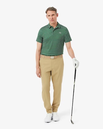 Regular Fit Printed Golf Polo