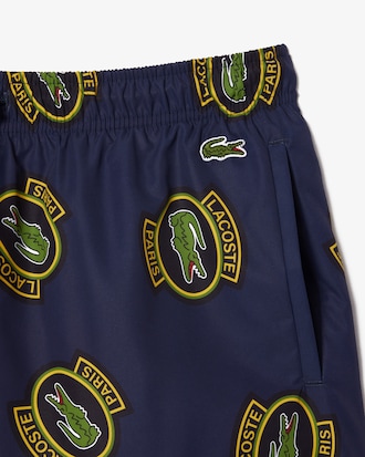 Men's Logo Badge Swim Trunks