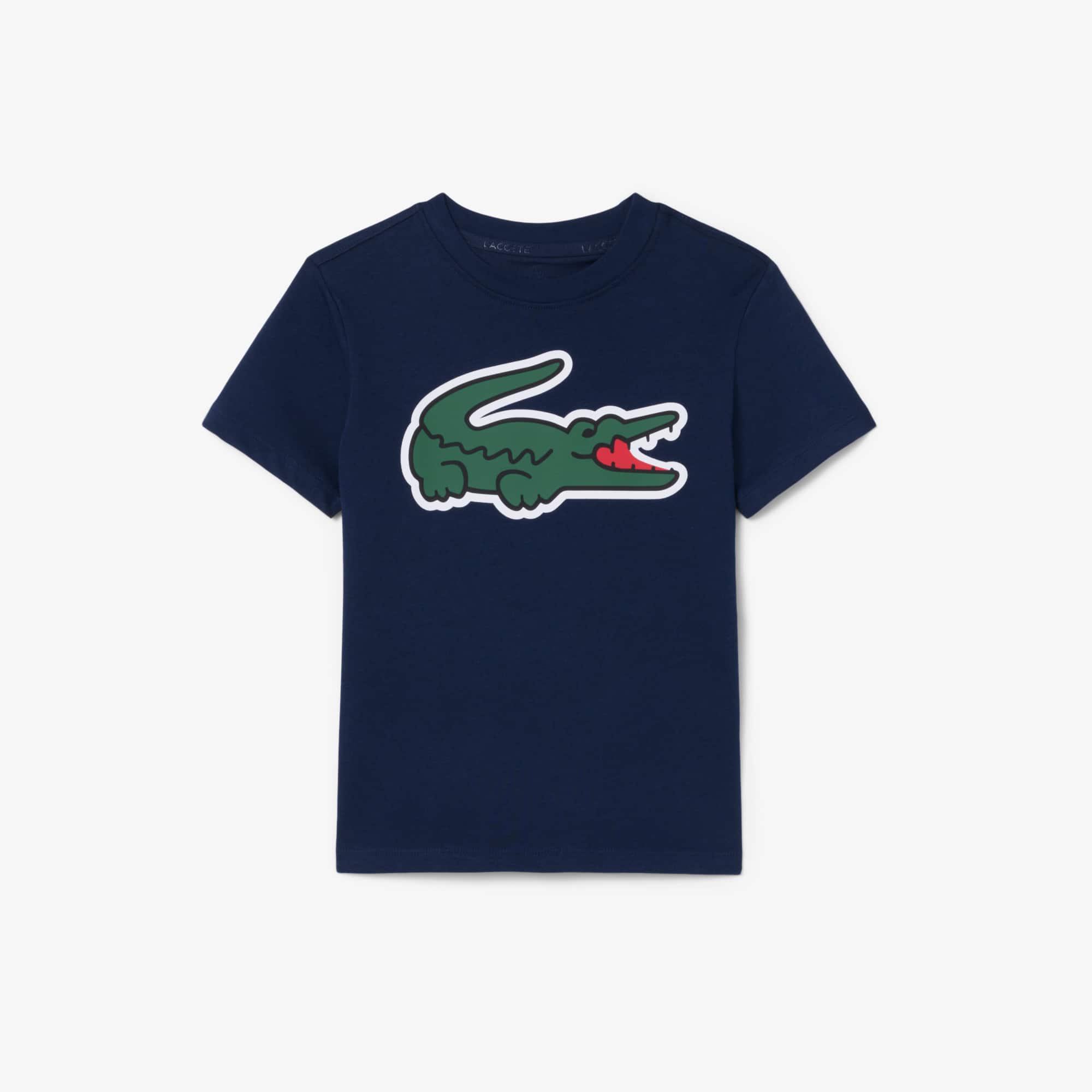 Lacoste Kids' Ultra Dry Printed Sport T-shirt - 10 Years In Blue