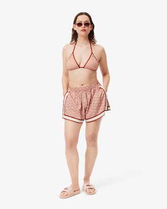 Women's Printed Jersey Swim Top