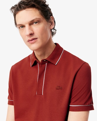 Men's Regular Fit Paris Stretch Piqu&eacute; Polo