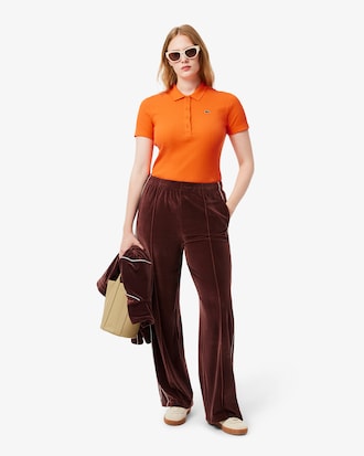 Polo Para mujer Slim Fit L.12.D de algod&oacute;n acanalado