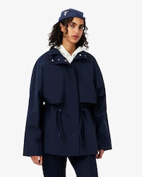 Mid Length Water-Repellent Oversized Parka