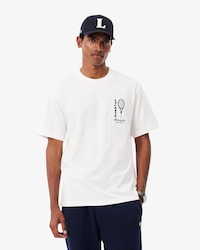 Playera de Tejido Jersey de Algod&oacute;n con Bordado y Estampado