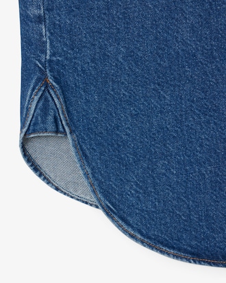 Women's Oversized Denim Overshirt