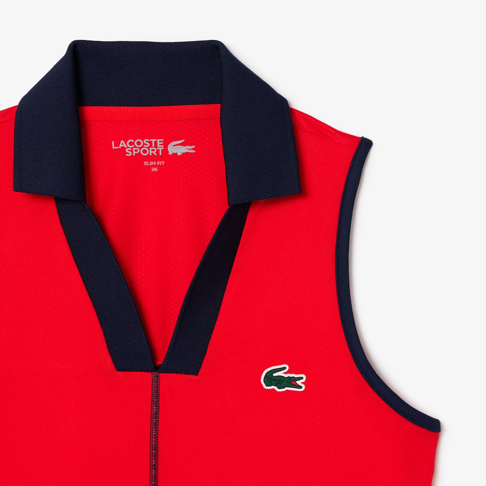 レディースウェア SLP Sleeveless Polo black-sleeveless-zip-polo-