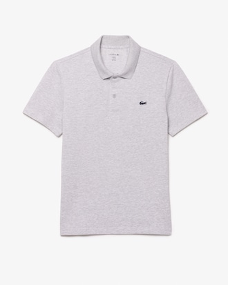 Men's Regular Fit Long Sleeve Cotton Blend Polo