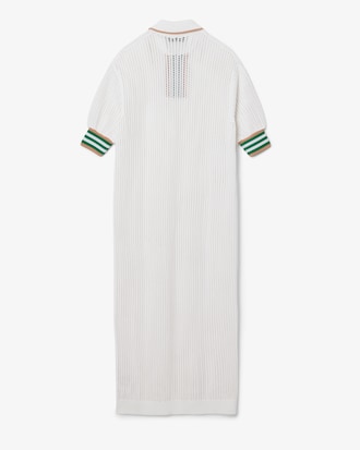 Women's Runway Polo Collar Knit Dress