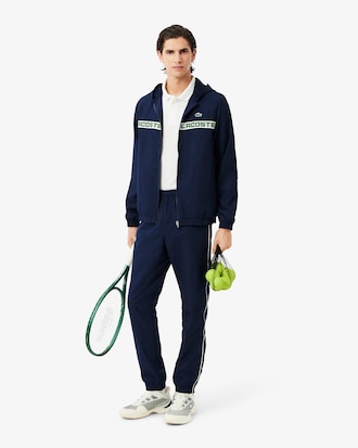 Conjunto Deportivo De Tenis Con Franjas Con Logo