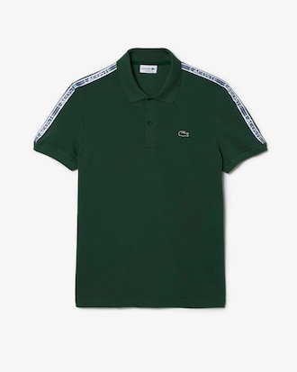 Regular Fit Stretch Piqué Logo Polo