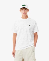 Men's Heavy Cotton Flower Print T-Shirt