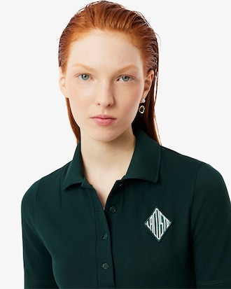 Women's Runway Mini Piqué Polo Bodysuit