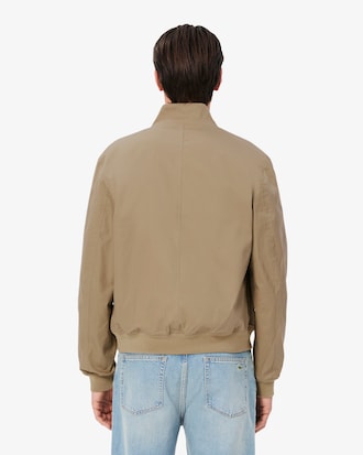 Men's Water-Repellent Twill Harrington Jacket