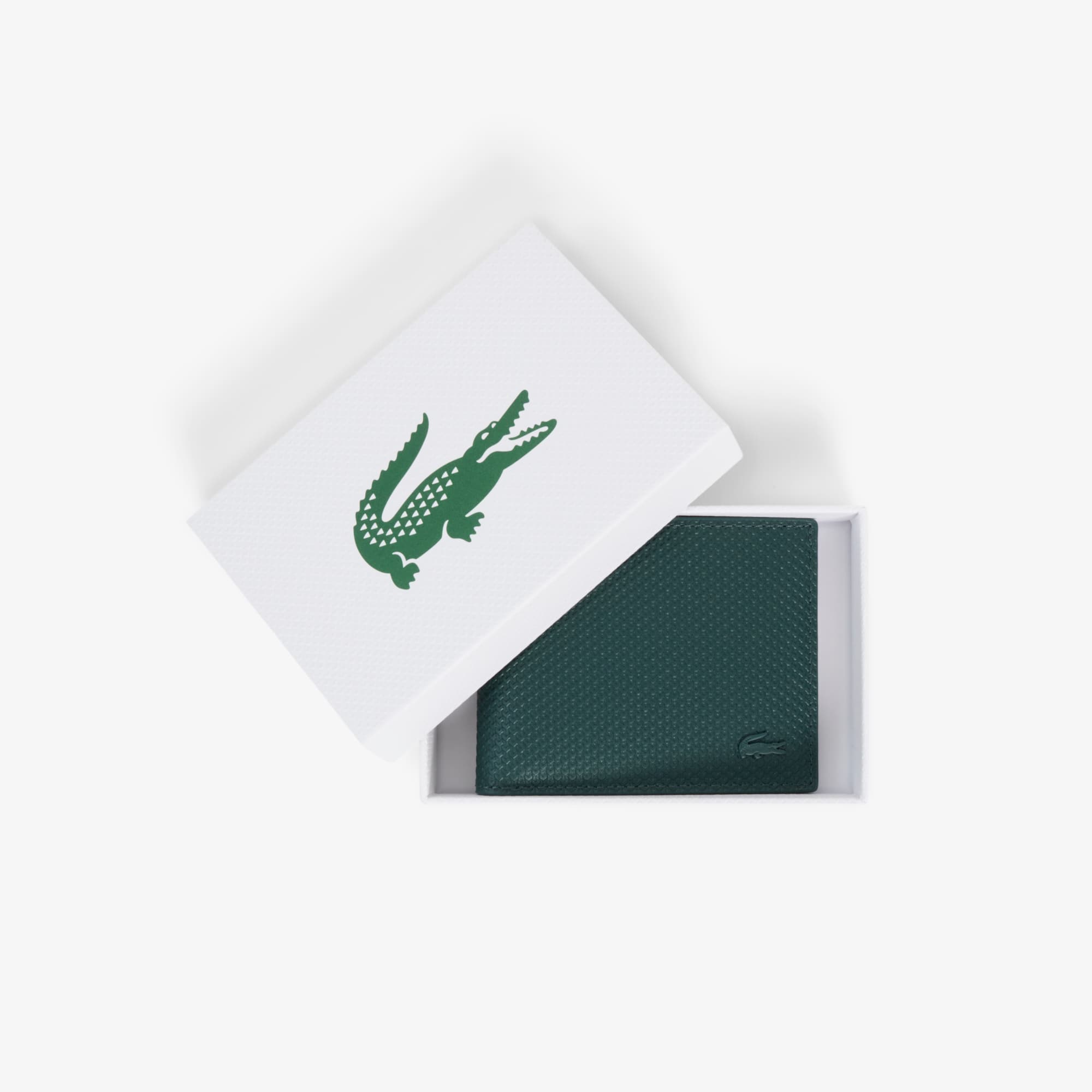 Small Piqué Leather Chantaco Billfold